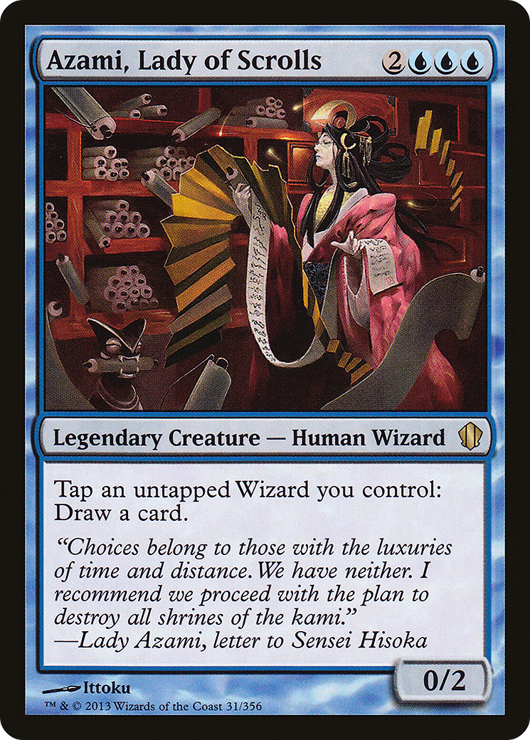 Azami, Lady of Scrolls (031) - Commander 2013
