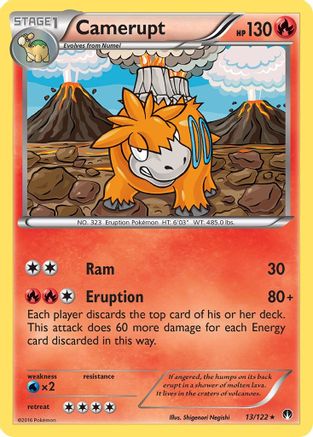 Camerupt (13) Reverse Holofoil - BREAKpoint