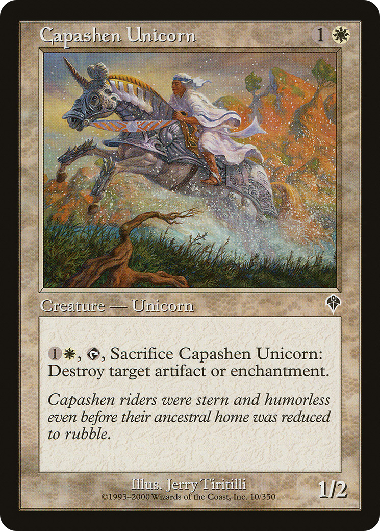 Capashen Unicorn (010) Foil - Invasion