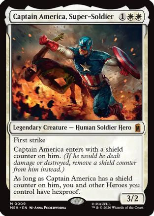 Captain America, Super-Soldier (009) - Marvel Super Heroes