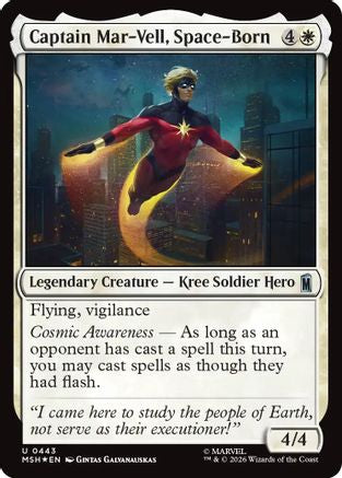 Captain Mar-Vell, Space-Born (443) Surge Foil - Marvel Super Heroes
