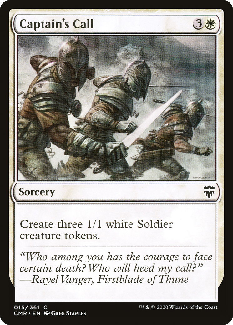 Captain's Call (015) - Commander Legends Foil