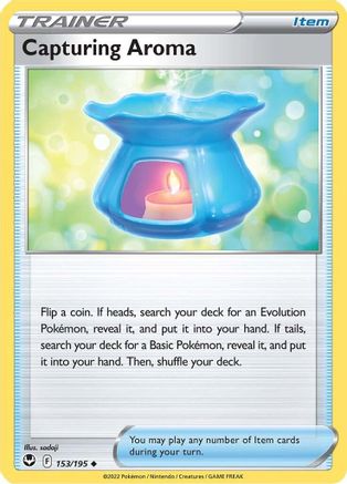 Capturing Aroma (153) Reverse Holofoil - Silver Tempest