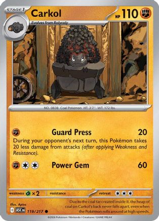 Carkol (119) Reverse Holofoil - Ascended Heroes
