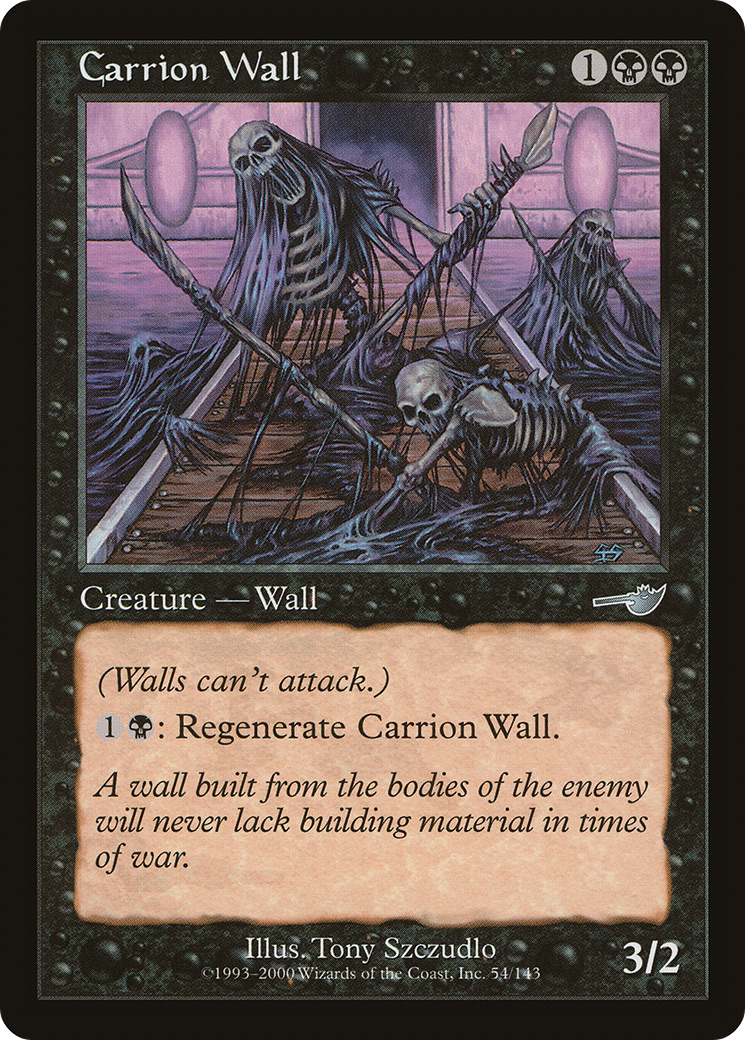 Carrion Wall (054) Foil - Nemesis