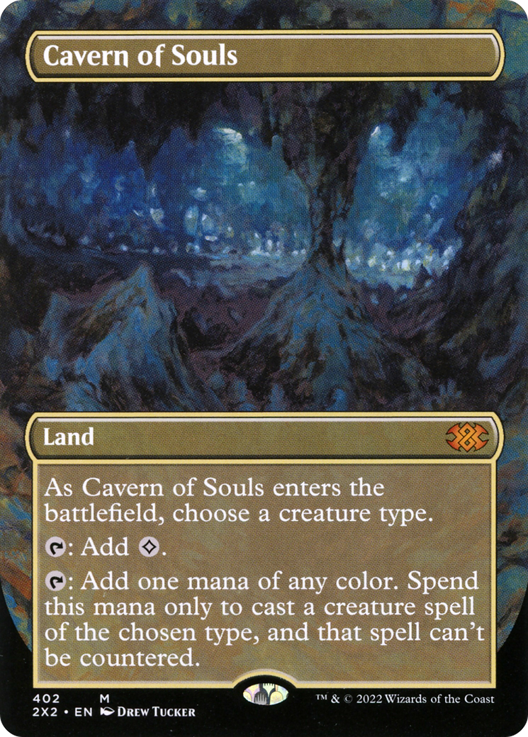 Cavern of Souls (Borderless) (402) Foil - Double Masters 2022