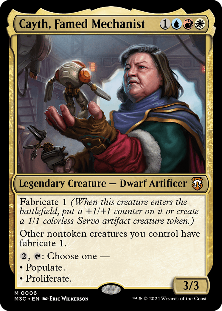 Cayth, Famed Mechanist (006) - Commander: Modern Horizons 3