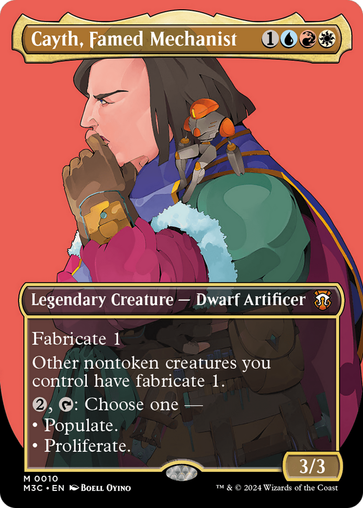 Cayth, Famed Mechanist (Borderless) (010) - Commander: Modern Horizons 3