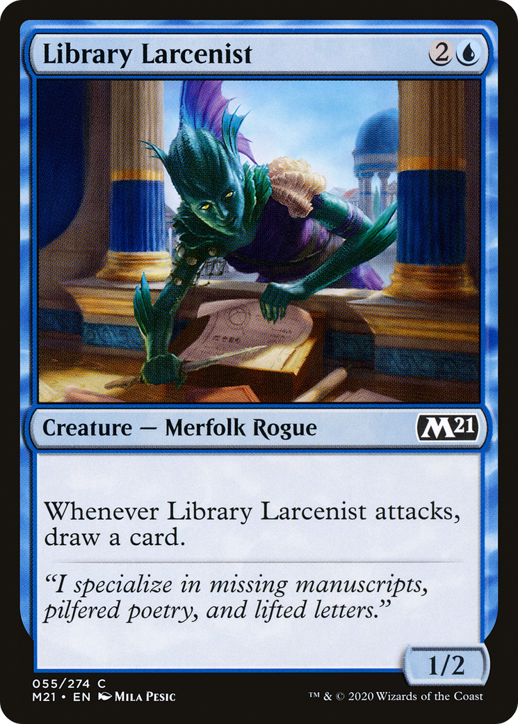 Library Larcenist (055) - Core Set 2021