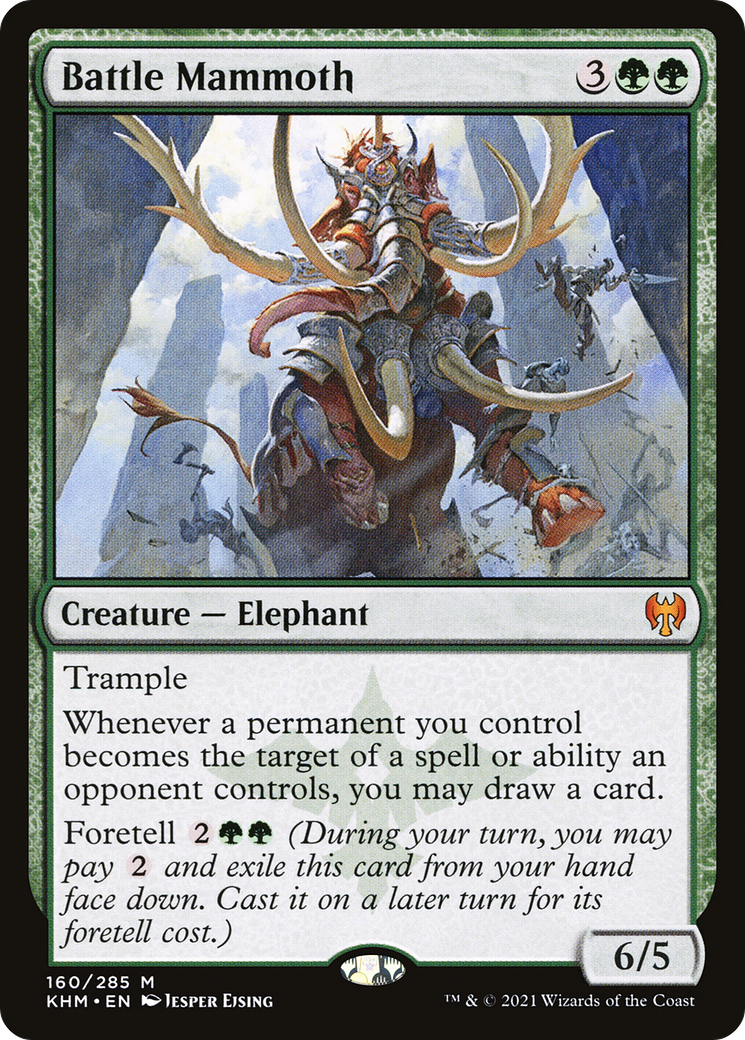 Battle Mammoth (160) Foil - Kaldheim