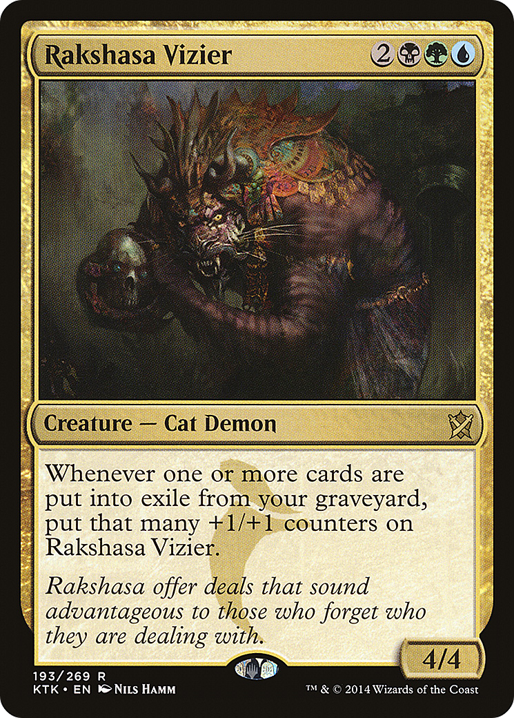 Rakshasa Vizier (193) - Khans of Tarkir
