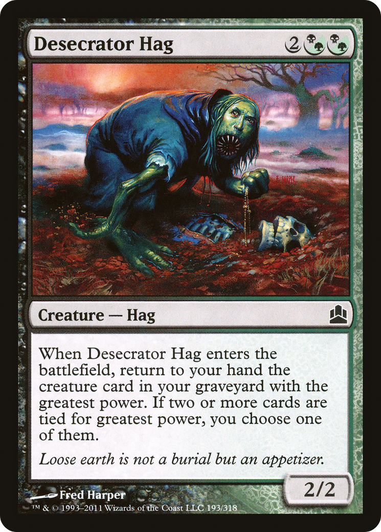 Desecrator Hag (193) - Commander 2011