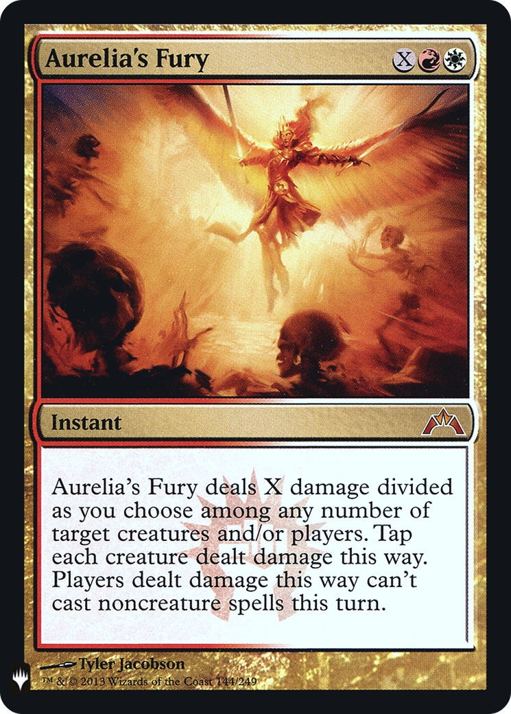 Aurelia's Fury (GTC-144) Foil - The List