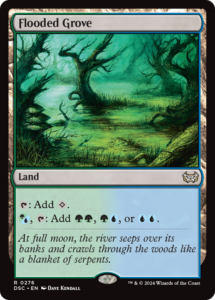 Flooded Grove (276) - Duskmourn: House of Horror Commander