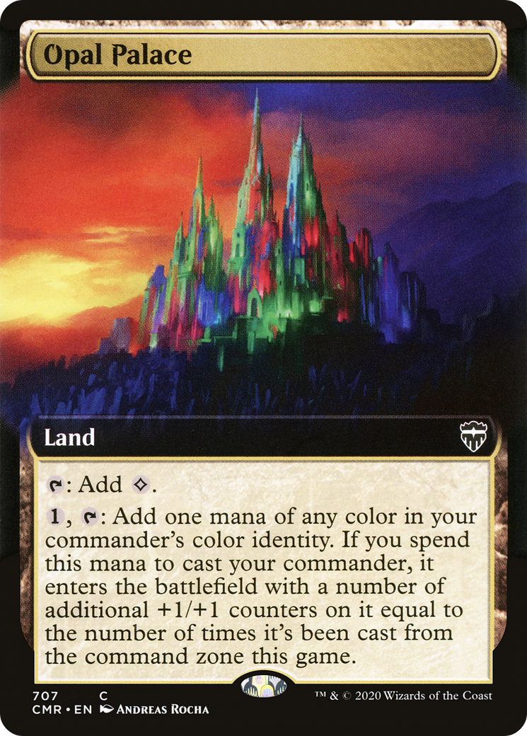 Opal Palace (Extended Art) (707) Foil - Commander Legends