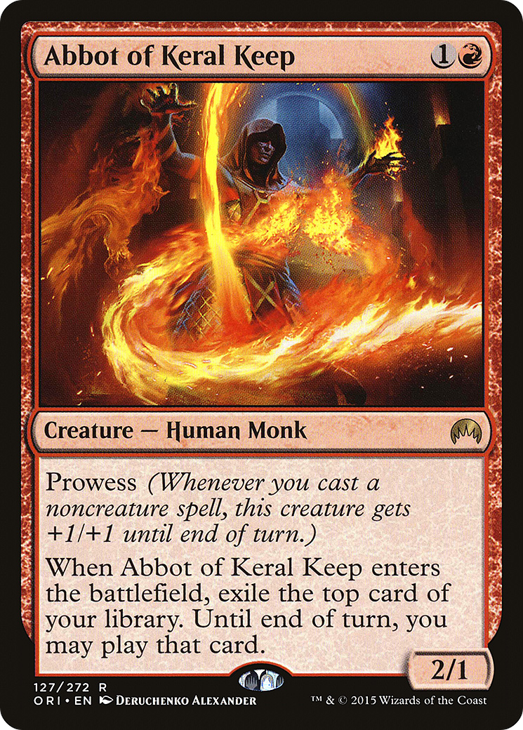 Abbot of Keral Keep (127) Foil - Magic Origins