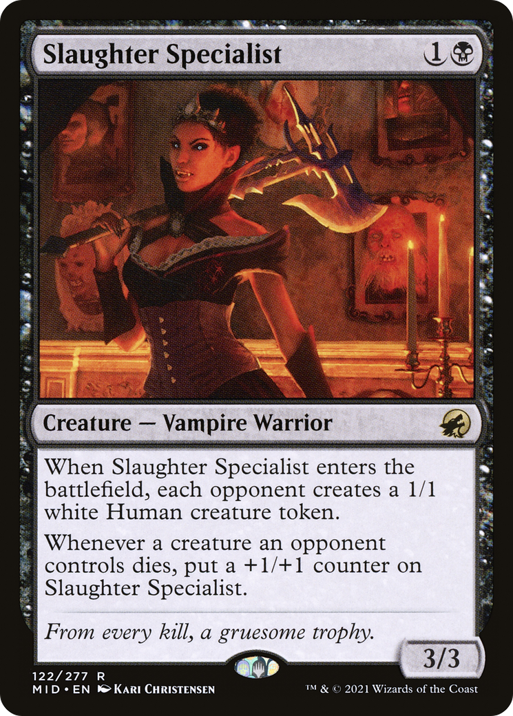 Slaughter Specialist (122) Foil - Innistrad: Midnight Hunt