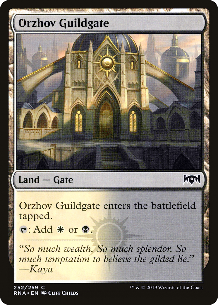 Orzhov Guildgate (252) Foil - Ravnica Allegiance