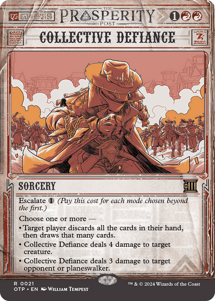 Collective Defiance (Showcase) (021) Foil - Breaking News