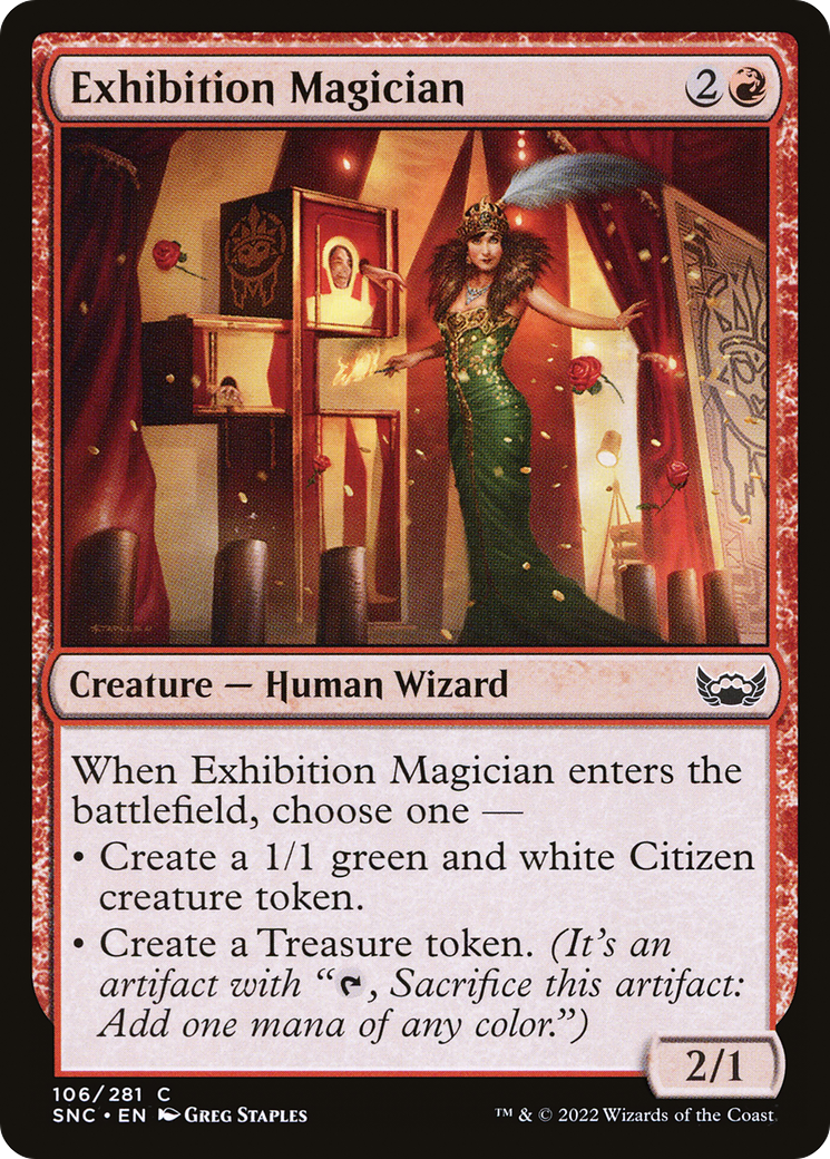 Exhibition Magician (106) Foil - Streets of New Capenna