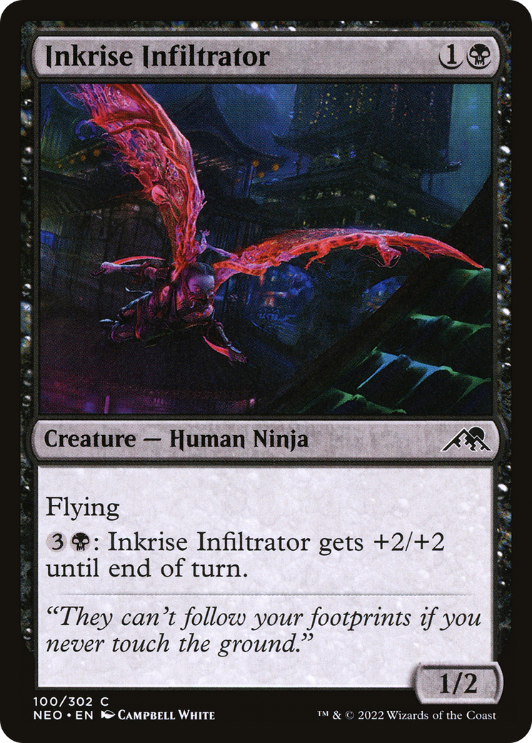 Inkrise Infiltrator (100) Foil - Kamigawa: Neon Dynasty