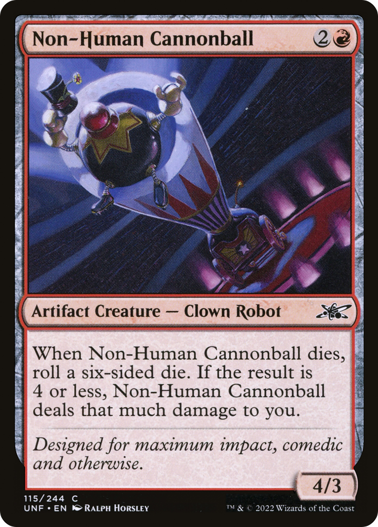 Non-Human Cannonball (115) Foil - Unfinity