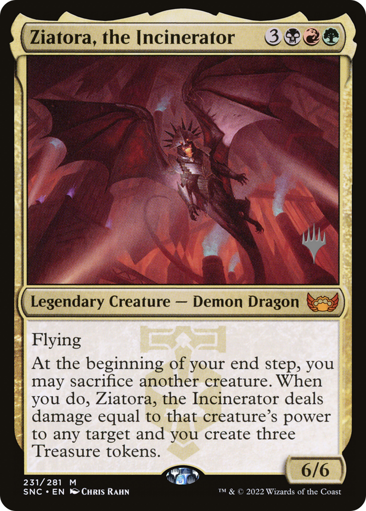 Ziatora, the Incinerator (231) - Streets of New Capenna Promos