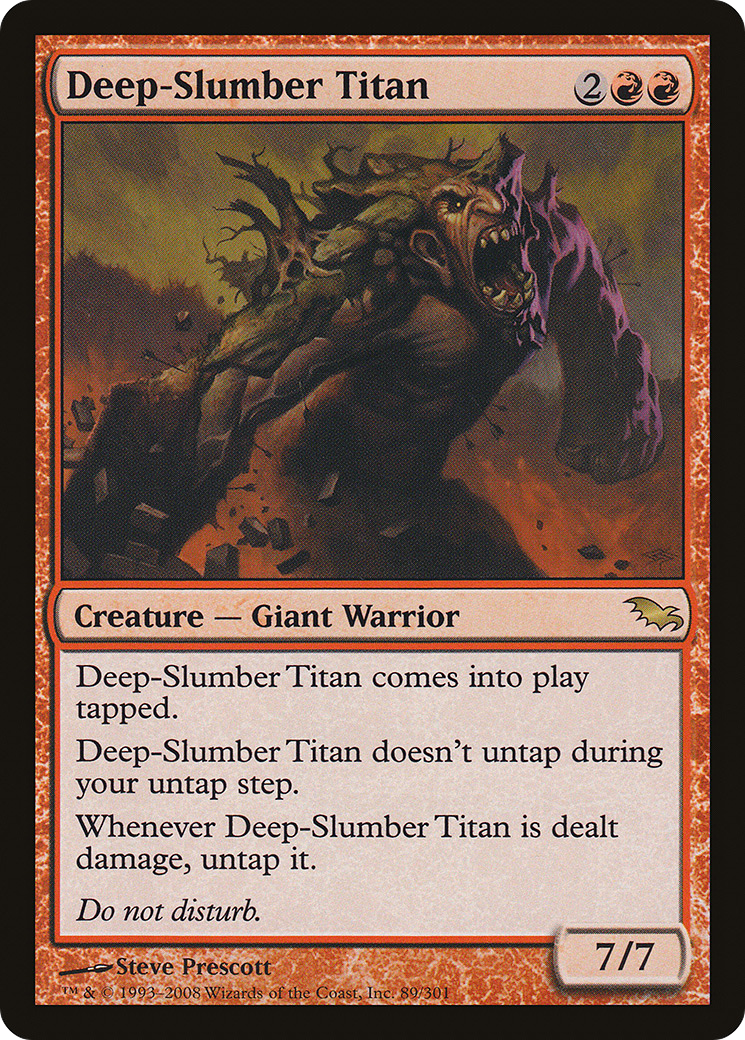 Deep-Slumber Titan (089) - Shadowmoor