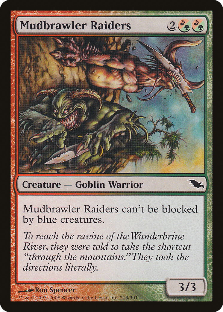 Mudbrawler Raiders (213) Foil - Shadowmoor