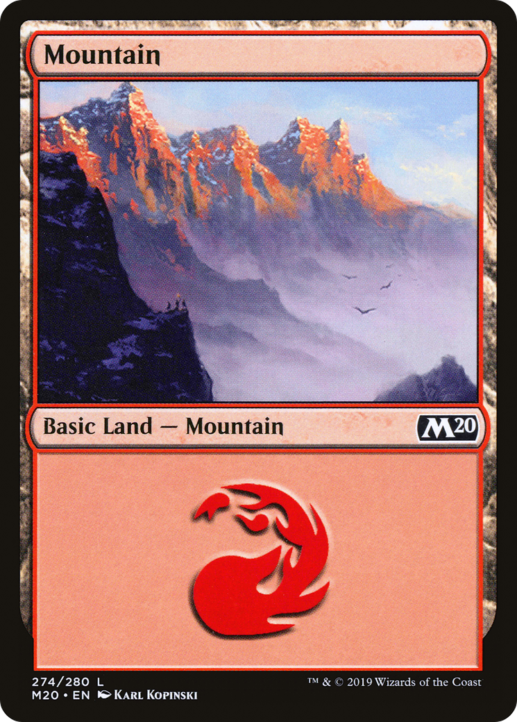 Mountain (274) Foil - Core Set 2020