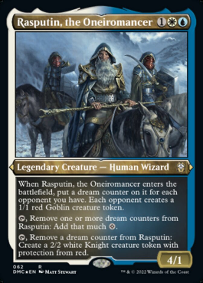 Rasputin, the Oneiromancer (062) Etched - Dominaria United Commander