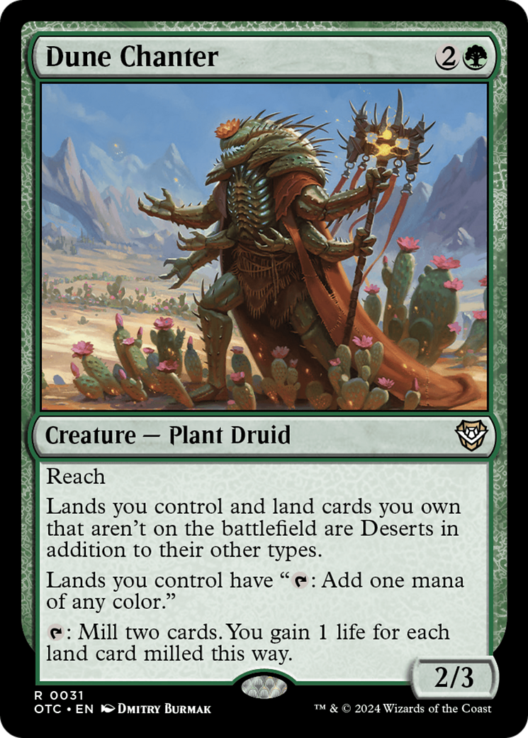 Dune Chanter (031) - Outlaws of Thunder Junction Commander