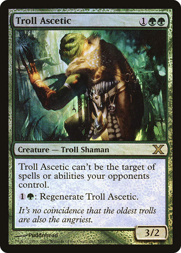 Troll Ascetic (305) Foil - Tenth Edition