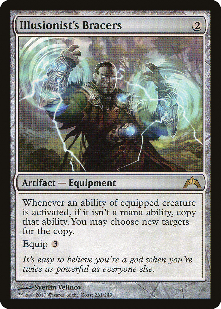 Illusionist's Bracers (231) Foil - Gatecrash