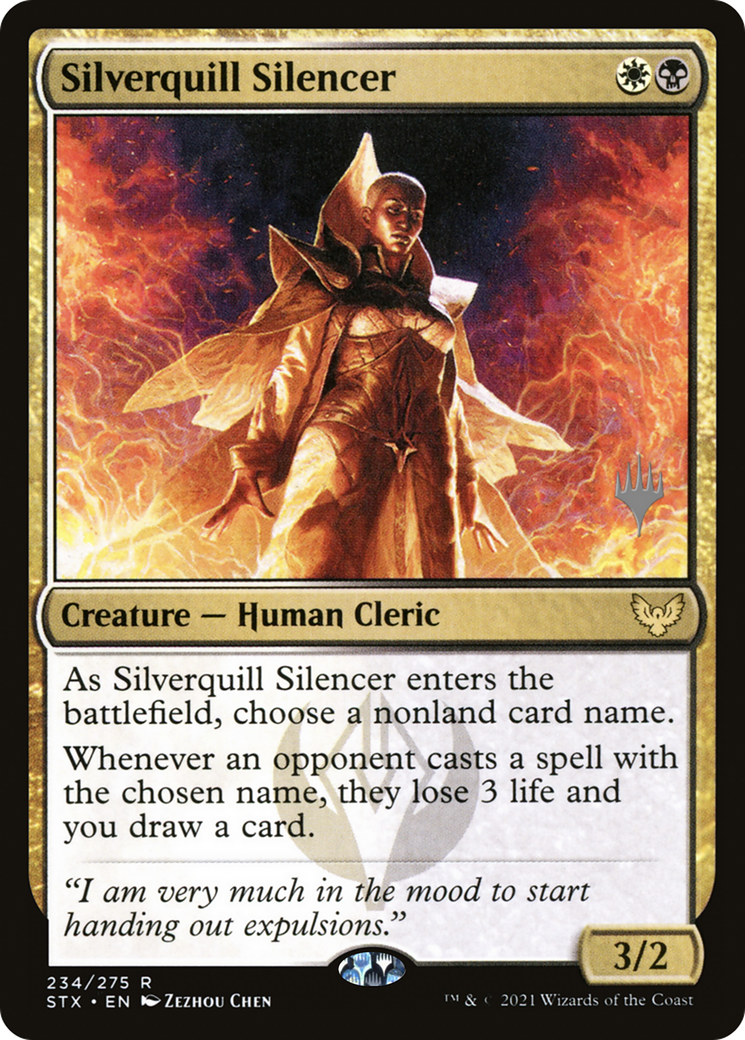 Silverquill Silencer (234) Foil - Strixhaven: School of Mages Promos