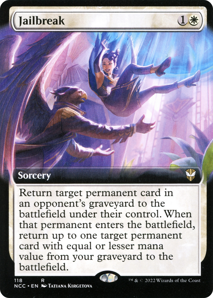 Jailbreak (Extended Art) (118) - New Capenna Commander