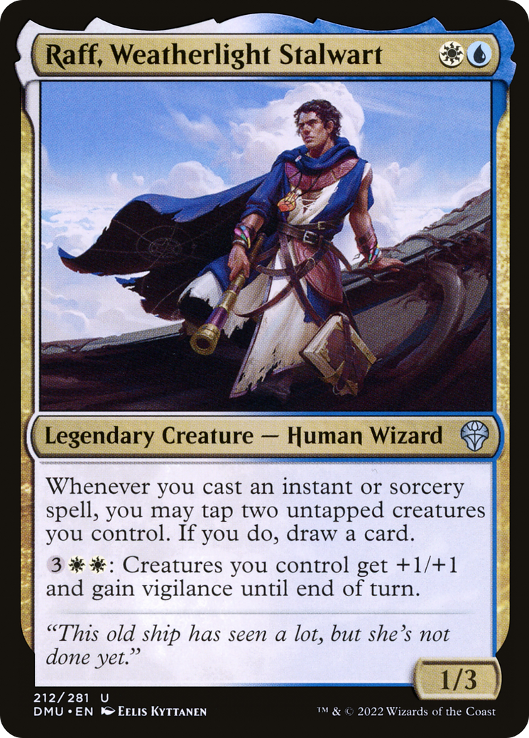 Raff, Weatherlight Stalwart (212) Foil - Dominaria United