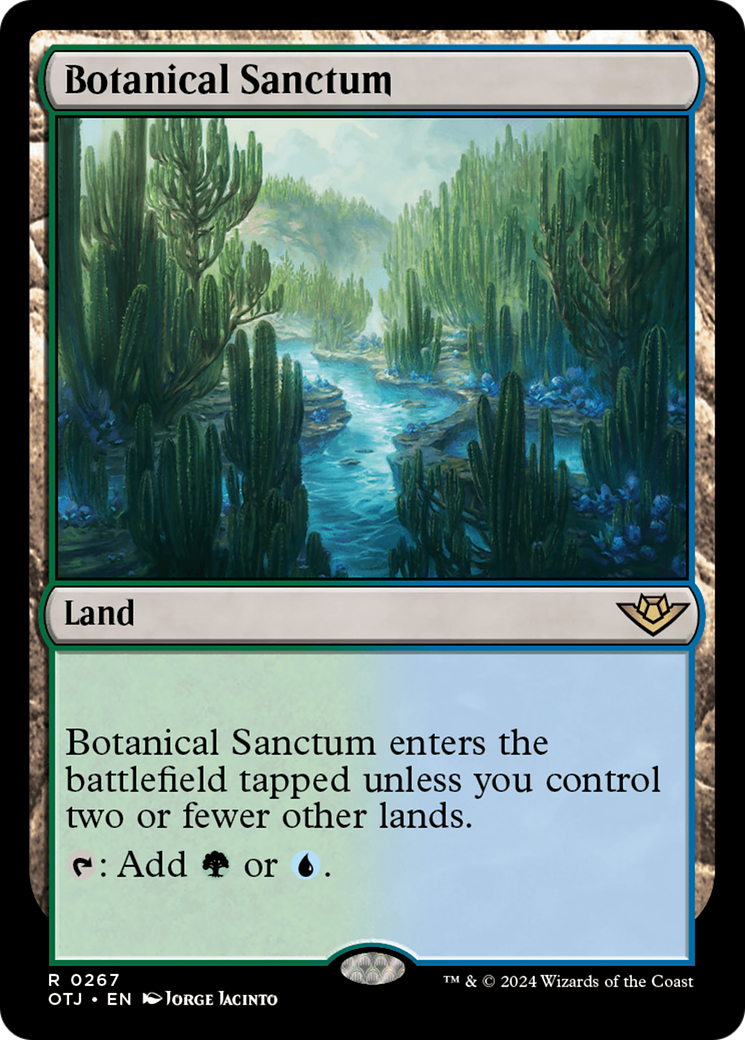 Botanical Sanctum (267) Foil - Outlaws of Thunder Junction