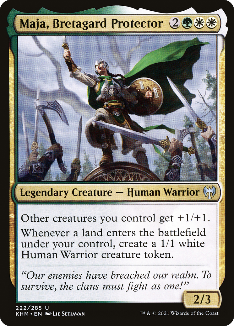 Maja, Bretagard Protector (222) - Kaldheim