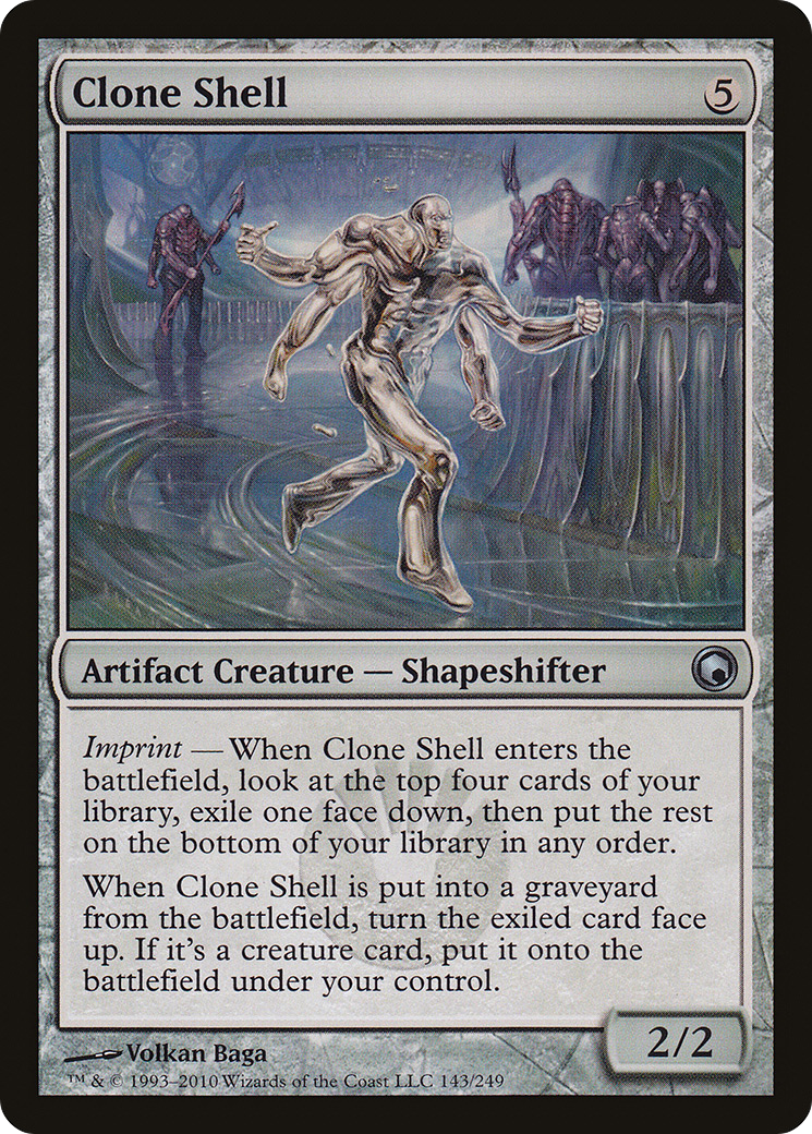 Clone Shell (143) Foil - Scars of Mirrodin