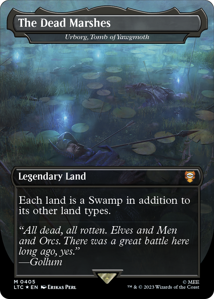 The Dead Marshes – Urborg, Tomb of Yawgmoth (Surge Foil) (405) Foil - Tales of Middle-earth Commander