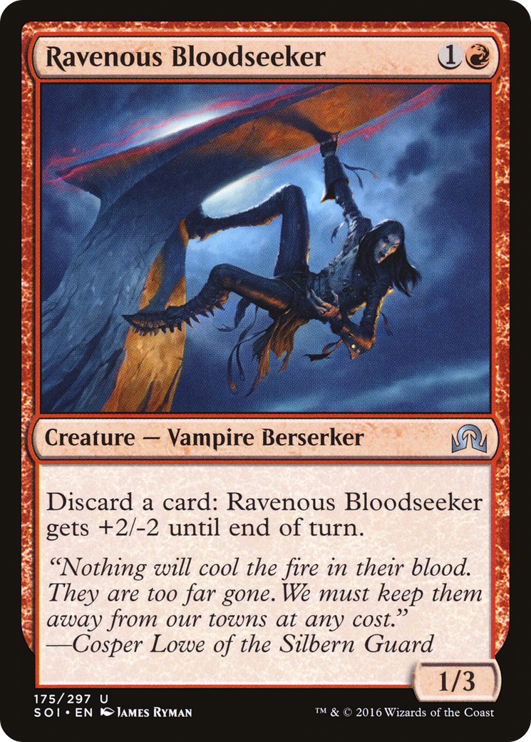 Ravenous Bloodseeker (175) Foil - Shadows over Innistrad