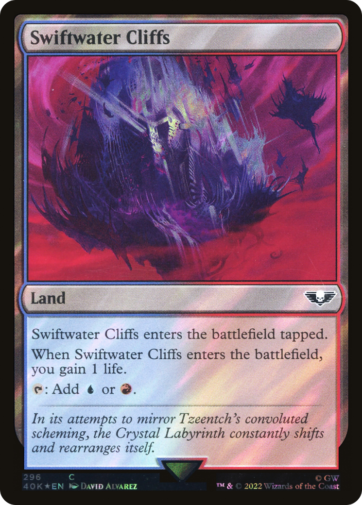 Swiftwater Cliffs (296) Surge Foil - Warhammer 40,000 Commander