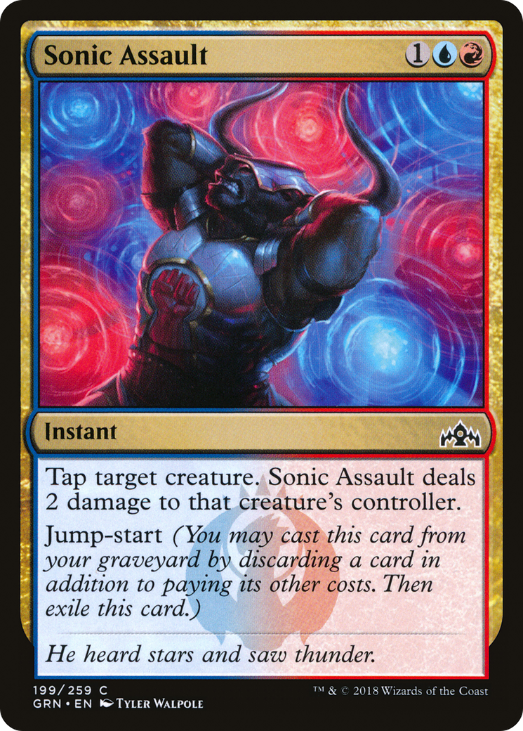 Sonic Assault (199) Foil - Guilds of Ravnica