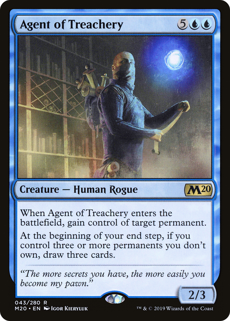 Agent of Treachery (043) Foil - Core Set 2020