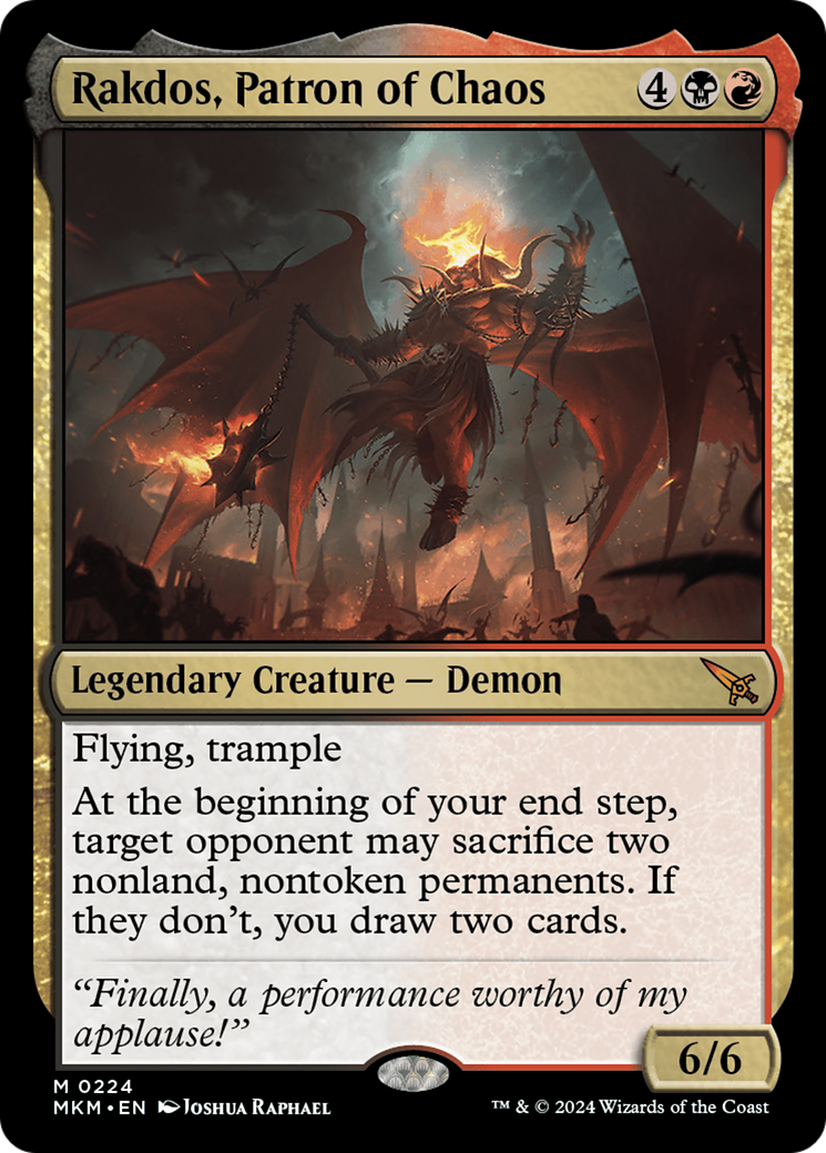 Rakdos, Patron of Chaos (224) - Murders at Karlov Manor
