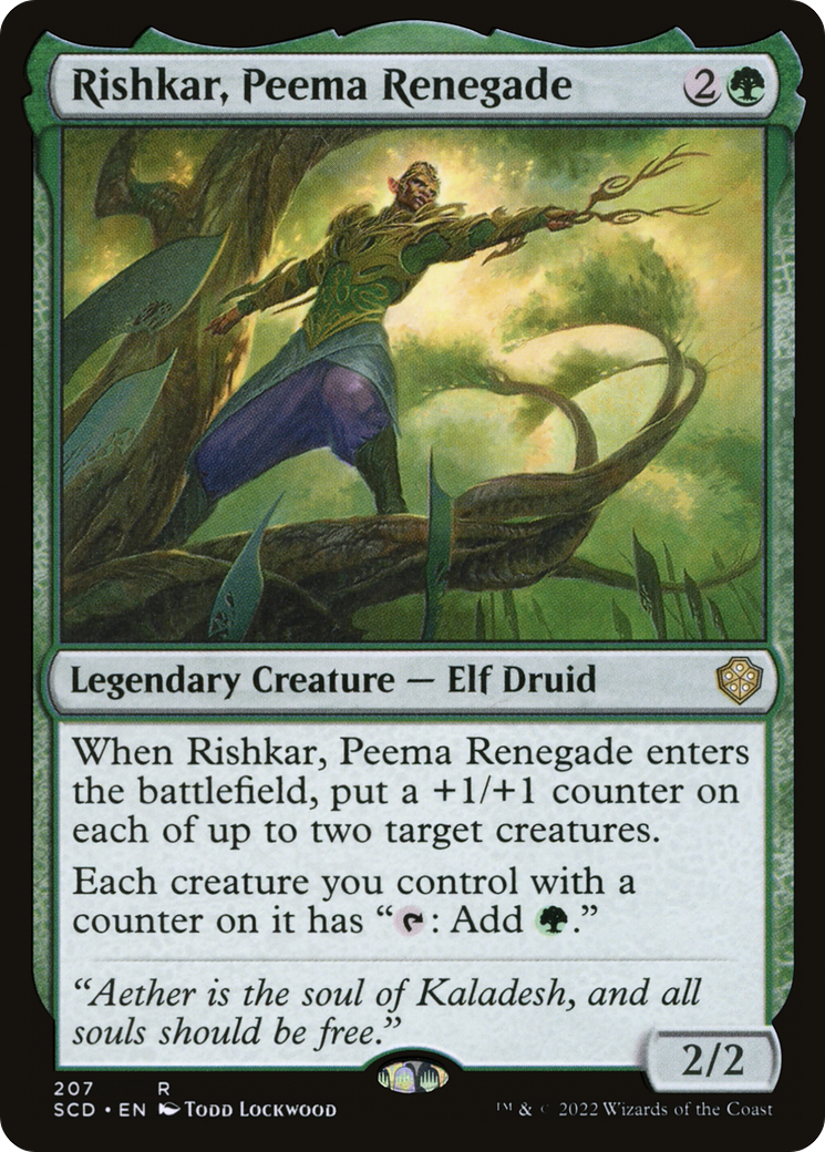 Rishkar, Peema Renegade (207) - Starter Commander Decks