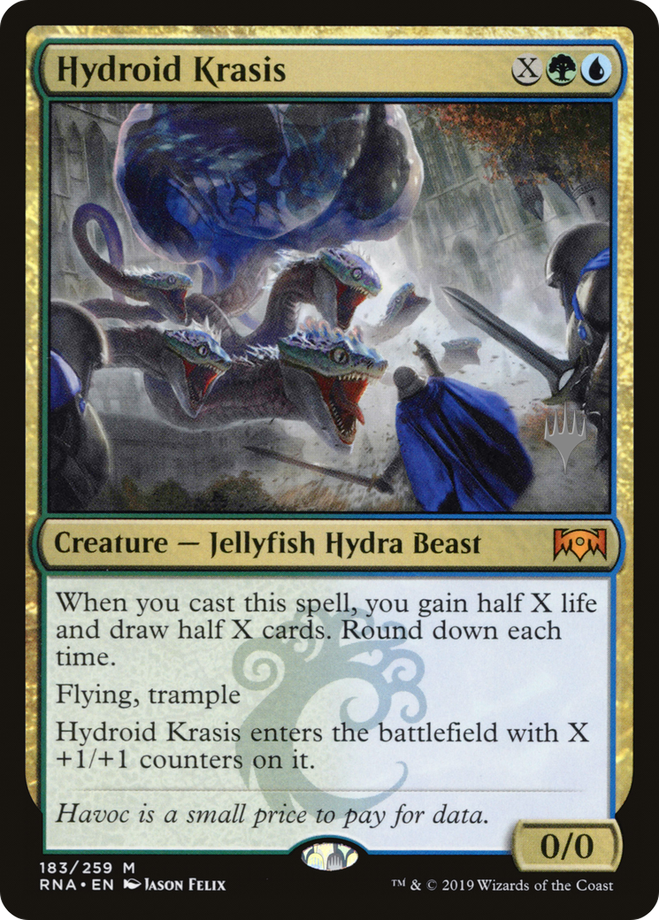 Hydroid Krasis (183p) Foil - Ravnica Allegiance Promos