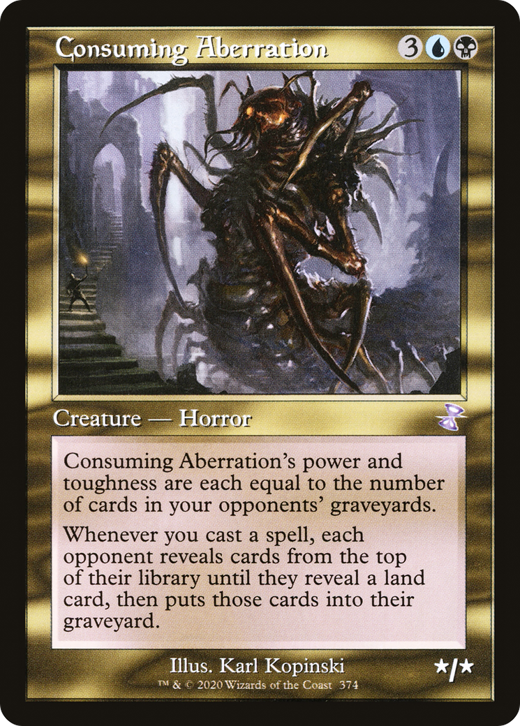 Consuming Aberration (Retro) (374) Foil - Time Spiral Remastered