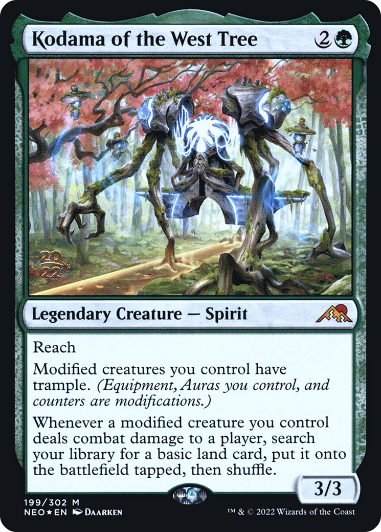 Kodama of the West Tree (199s) Foil - Kamigawa: Neon Dynasty Promos